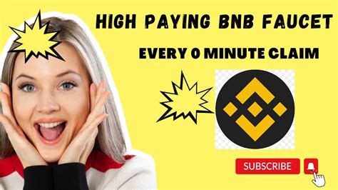 Highest Bnb Faucet Website Claim Every Minute Earn Bnb Free