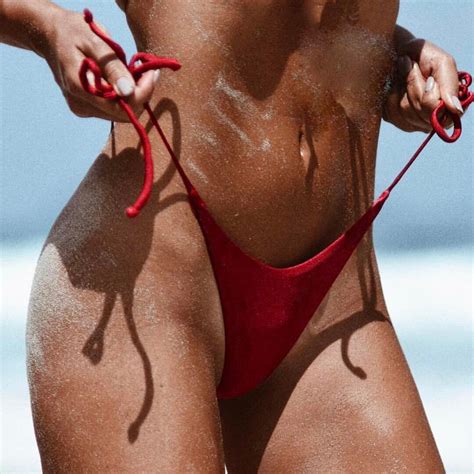 Parte inferior de Bikini con Tanga para mujer traje de baño con Push