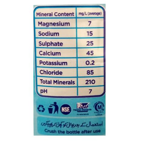 Nestle Pure Life Nutrition Facts Blog Dandk