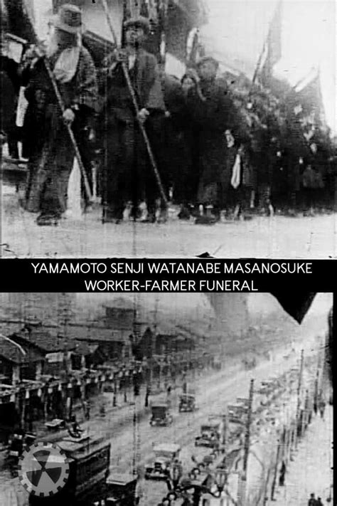 Yamamoto Senji Watanabe Masanosuke Worker Farmer Funeral Japanese Movie