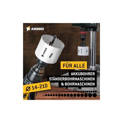 Amboss Bi Metall M42 Lochsäge 44 mm ohne Adapter 855 51044