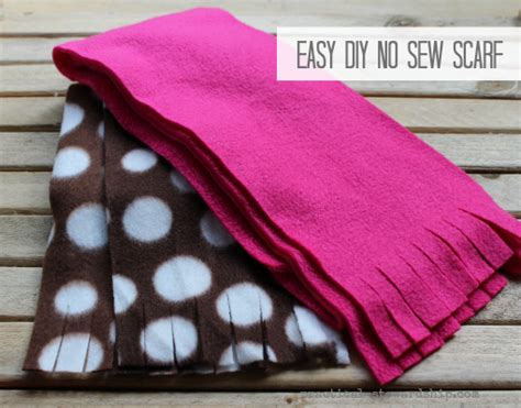 How To Make A Fleece Scarf Easy No Sew Project FeltMagnet