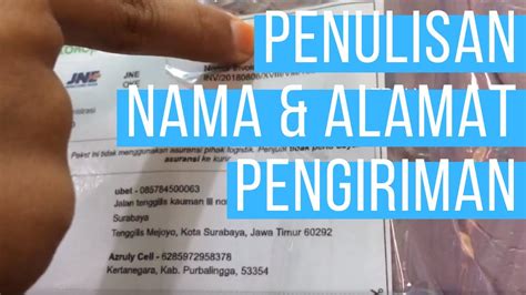 Cara Penulisan Alamat Yang Benar Contoh Surat Resmi