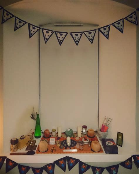 My Slightly Cluttered Working Altar Happy To Finally Have It Set Up