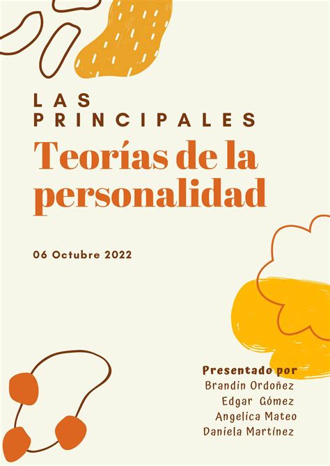 Calam O Las Principales Teor As De La Personalidad