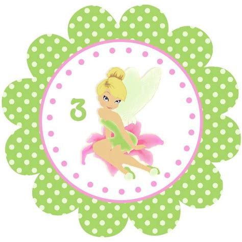 Printable Party Circles Cupcake Toppers Fairy Sweet Collection 6