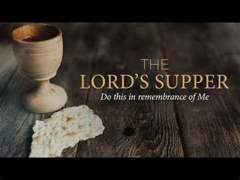 The Lords Supper Chuck Missler YouTube