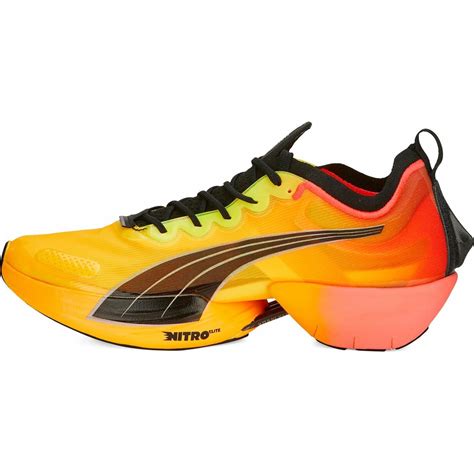 Puma Fast-R Nitro Elite Fireglow Mens Running Shoes - Yellow