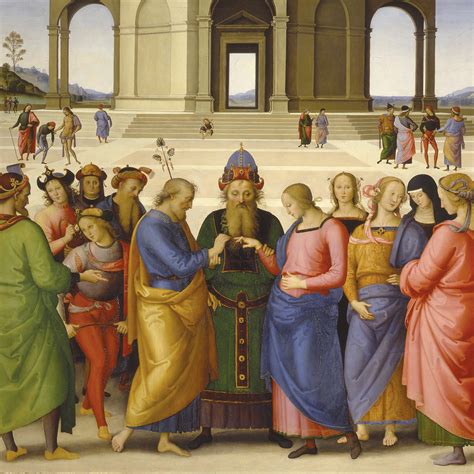 Sposalizio Della Vergine Mus E Des Beaux Arts Caen Il Perugino