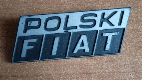 Emblemat znaczek POLSKI FIAT Maluch 126p ORYGINAŁ 12687953163