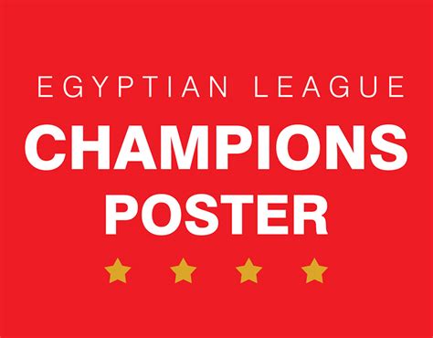 Al Ahly Sc - Champions Poster on Behance