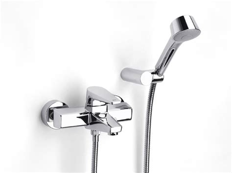 Roca Esmai Wall Mounted Bath Shower Mixer Tap With Kit 5a0131c02