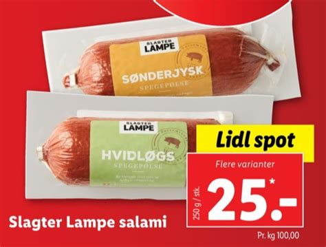 Slagter Lampe Spegep Lse Ler Get Tilbud Hos Lidl