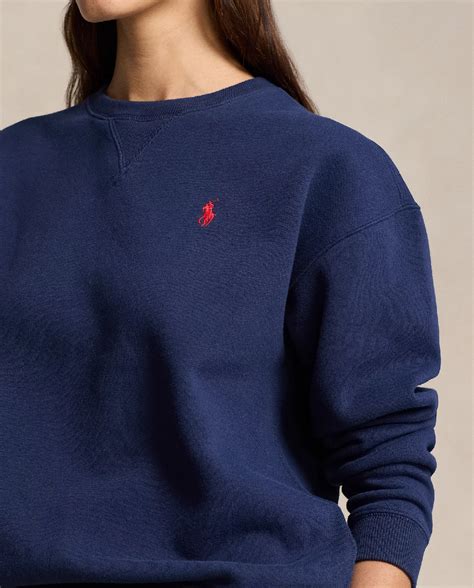 Damska Granatowa Bluza Z Wyszywanym Logo Polo Ralph Lauren Moliera