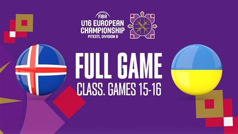 Iceland V Ukraine Full Basketball Game Fiba U European