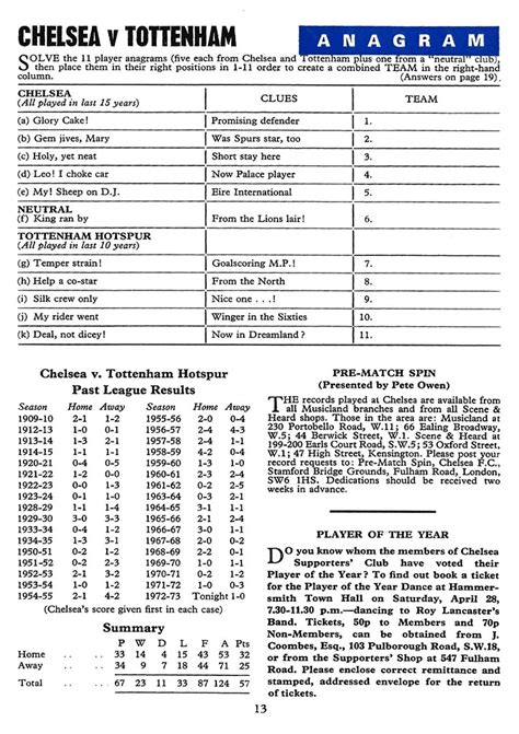 Chelsea Vs Tottenham Hotspur Page Miles Mcclagan Flickr