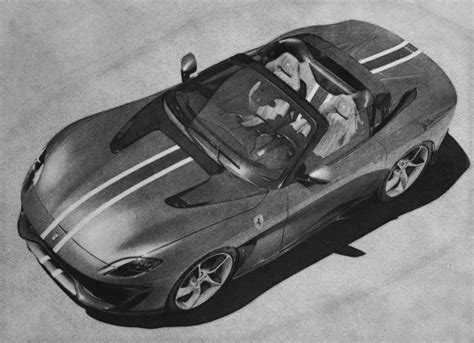 Ferrari Pencil Drawing: 2022 SP-51 | Pencil drawings, Drawings, Pencil