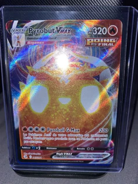 Carte Pokemon Pyrobut Vmax P E Et Bouclier Poing De Fusion