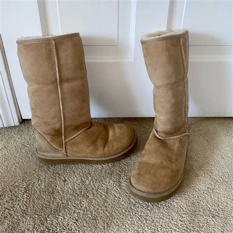 Ugg Shoes Ugg Classic Tall Boot In Sand Poshmark