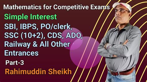 Mathematics For SBI IBPS PO Clerk SSC 10 2 CDS LIC Railway ADO