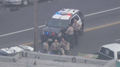 Suspect In Custody After Car Chase Across Downtown Los Angeles Fox 11