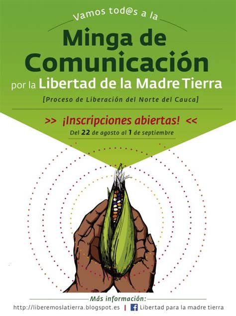 Todos y Todas a la Minga de Comunicación por la Libertad de la Madre