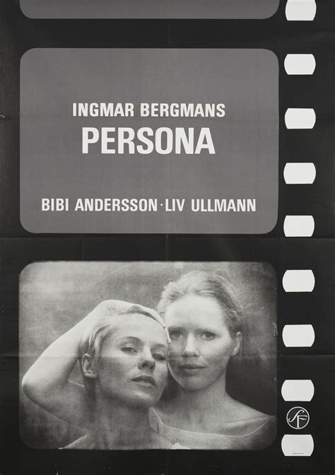 Persona Original 1966 Swedish B1 Movie Poster - Posteritati Movie ...