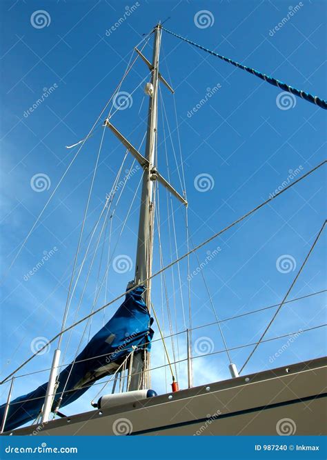 Sailing Boat Mast Stock Photo - Image: 987240