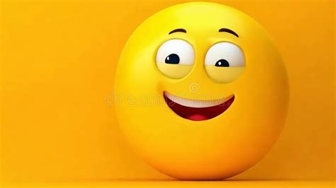 A Yellow Smiley Face with a Big Smile on Its Face Stock Footage - Video of friendly, graphic ...