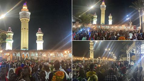 Touba Une Foule Immense R Pond Pr Sent Lappel De Serigne Touba Au