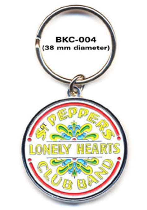 Beatles Keychain The Beatles Sgt Peppers Lonely Hearts Club Band Key