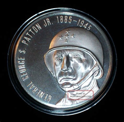 General George Patton Sterling 1885 1945 Sterling Silver Art