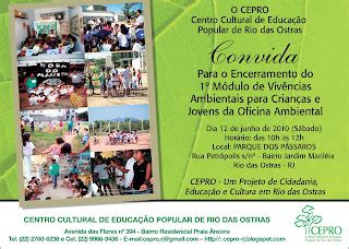 Cepro Centro Cultural De Educa O Popular De Rio Das Ostras