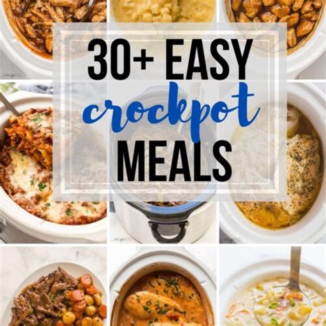 30 Easy Crockpot Meals The Recipe Rebel