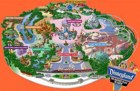 Toontown Tokyo Disneyland Map