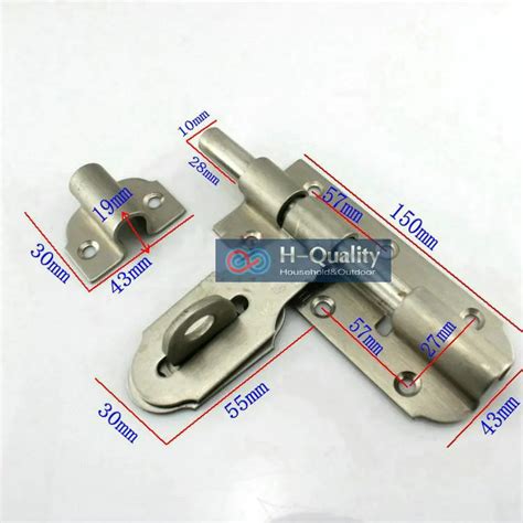 Strong Thicken 5PCS Lot 4Inch 100MM Long 304 Stainless Steel Padlock