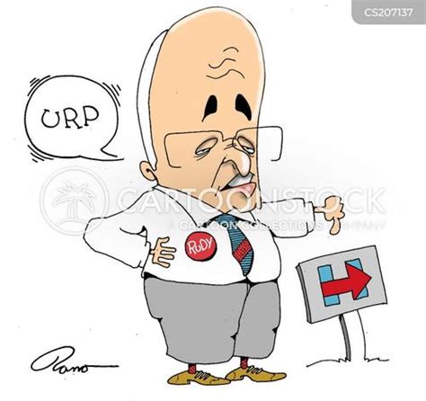 Cartoon Rudy Giuliani Caricature