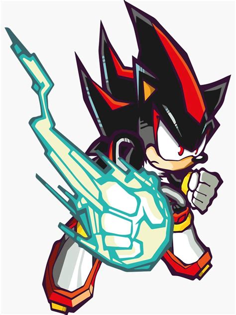 Shadow The Hedgehog Sticker For Sale By Mabelreynolds Redbubble