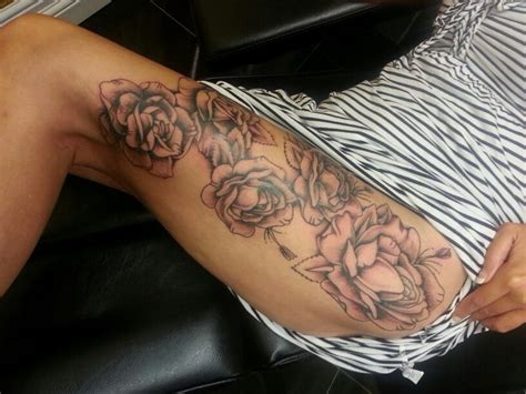 Rose Thigh Tattoos Designs Ideas And Meaning Tattoos For You