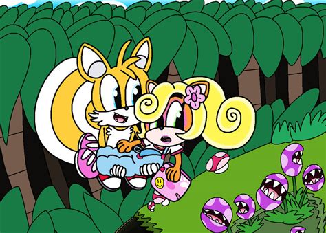 Tails Rescues Coco By Harmonybunny2024 On Deviantart