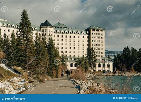 Alberta Canada October 2019 Famous Fairmont Chateau Lake Louise