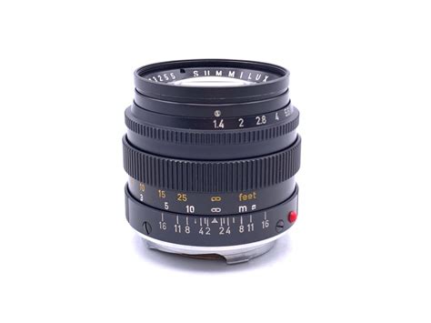 【中古：b 並品 】ライカ ズミルックスm 50mm F1 4 E43 ブラック 2443890033266 中古カメラ・レンズ販売