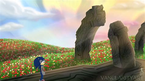 Sonic Frontiers landscape by ClarityArtami on DeviantArt