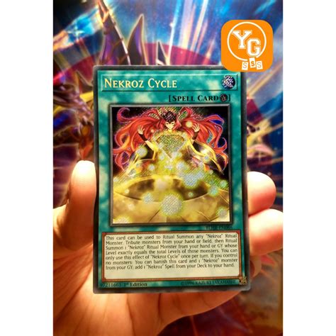 Yugioh SSS Thẻ bài chính hãng Nekroz Cycle BLHR EN086 Secret Rare