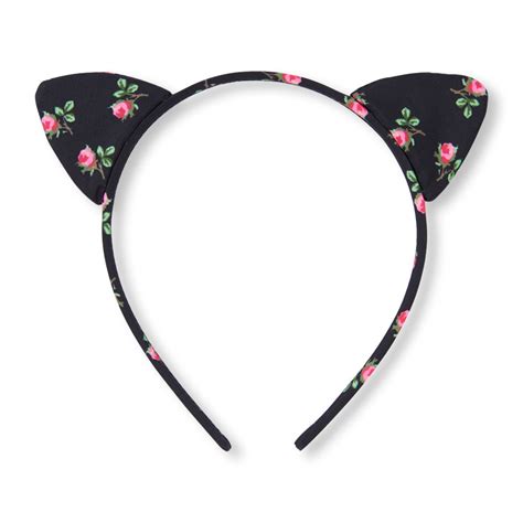 Girls Floral Print Cat Ears Headband | The Children's Place