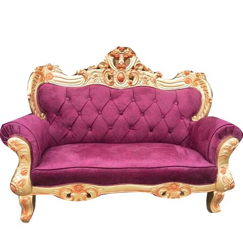 Pink Wooden Two Seater Wedding Sofa Cotton At Rs 60000 In Saharanpur