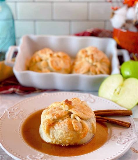 Country Apple Dumplings With Cinnamon Sauce Norine S Nest