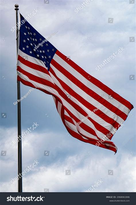 American Flag That Waving Wind Stock Photo 2068061846 Shutterstock