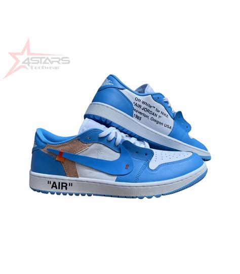 Off-White Jordan 1 Low UNC Custom