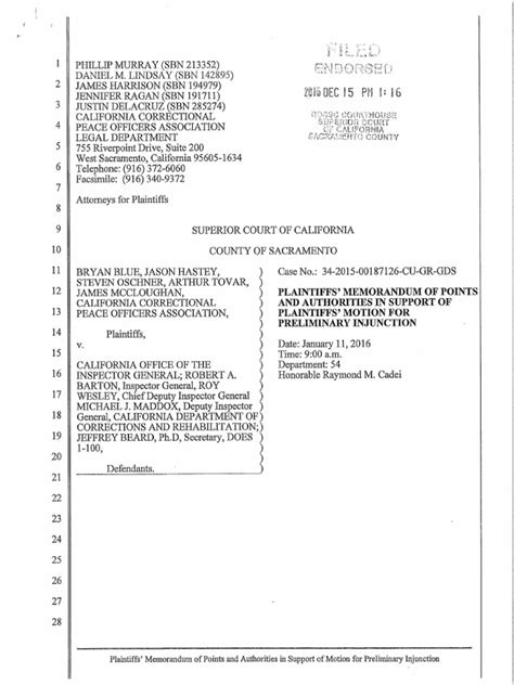 Motion For Preliminary Injunction Lawsuit Legal Disputes